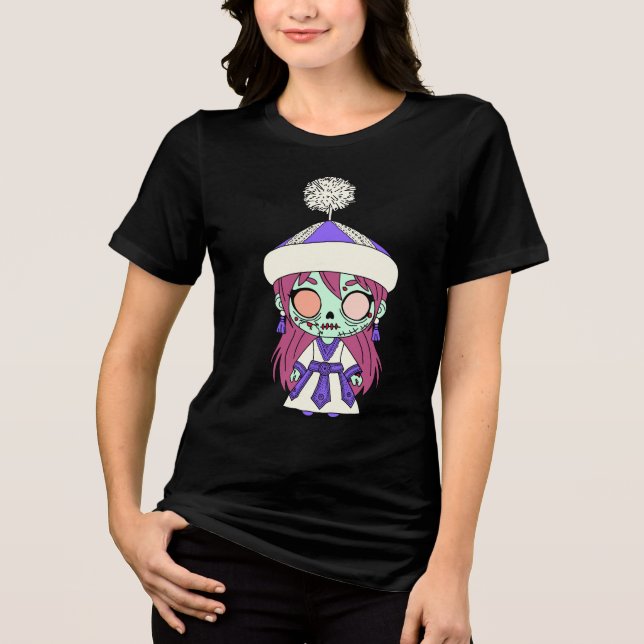 T-shirt En Tri-matière Joli Zombie kirghize (Recto)