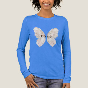 T-shirt En Tri-matière Jolie ailes papillon rose