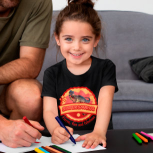 T-shirt En Tri-matière Jolie fille dinosaure Sœursaurus Sœur Design amusa