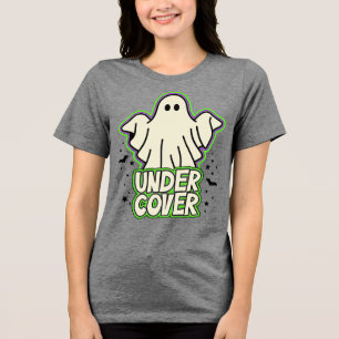 T-shirt En Tri-matière Jolie Halloween Ghost Bats Typographie