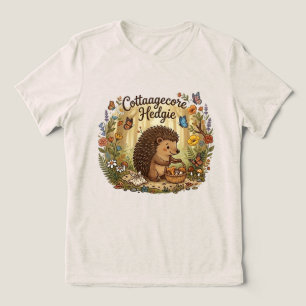 T-shirt En Tri-matière Jolie Maison de Campagne à l'Anglaise Hérisson Cue