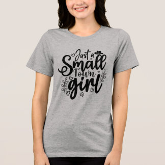 T-shirt En Tri-matière Jolie petite ville fille mot art
