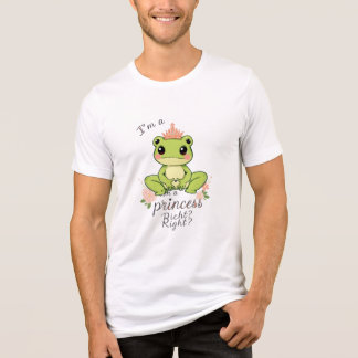 T-shirt En Tri-matière Jolie princesse grenouille Kawaii Art esthétique 