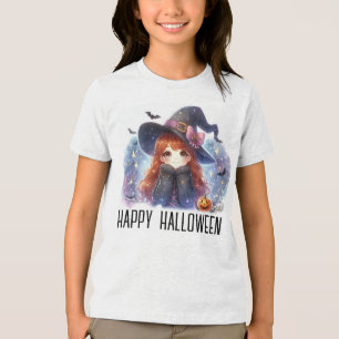 T-shirt En Tri-matière Jolie sorcière d'Halloween
