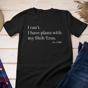 T-shirt En Tri-matière Jolis projets avec ma maman de chien Shih Tzu