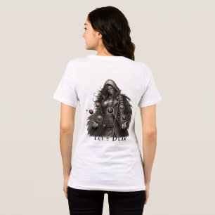T-shirt En Tri-matière Joueuse de billard mystique féminine