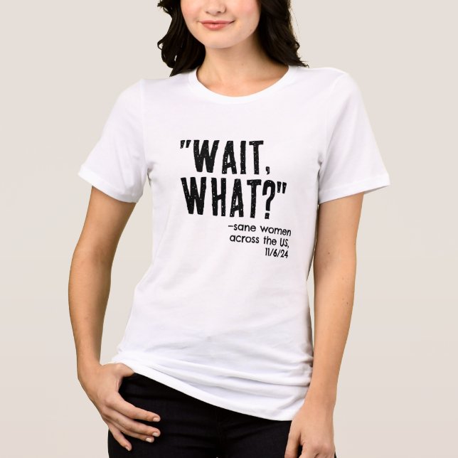 T-shirt En Tri-matière Jour après l'élection (Recto)