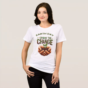 T-shirt En Tri-matière Jour des terres - Augmenter le changement