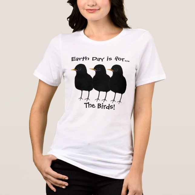 T-shirt En Tri-matière Jour des terres pour les oiseaux (Recto)