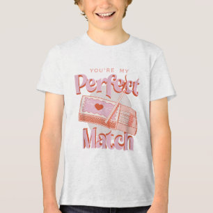 T-shirt En Tri-matière Jour des Valentines Tu es ma parfaite allumette fl
