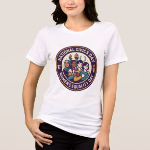T-shirt En Tri-matière Journée de l'égalité des femmes, Flambeau de la Li