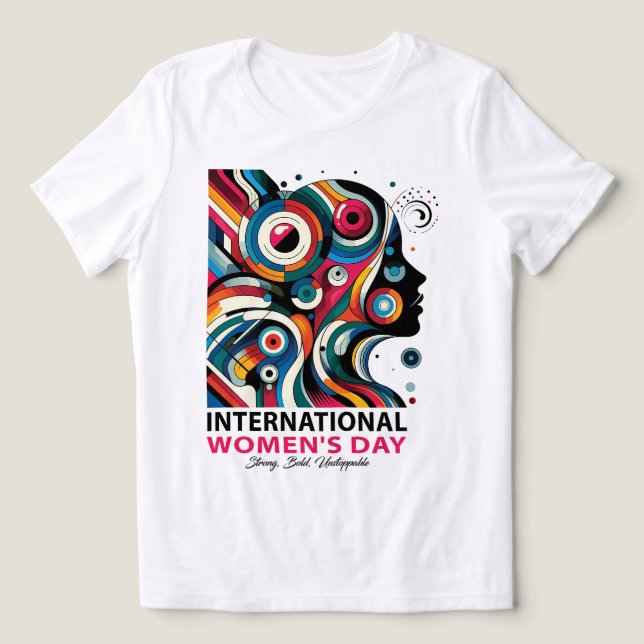 T-shirt En Tri-matière Journée internationale de la femme (Design Recto)