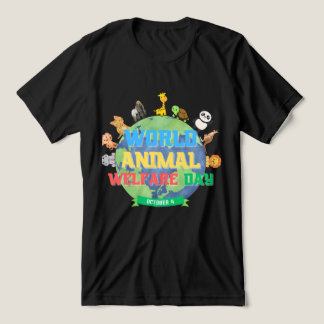 T-shirt En Tri-matière Journée mondiale du bien-être animal 4 octobre