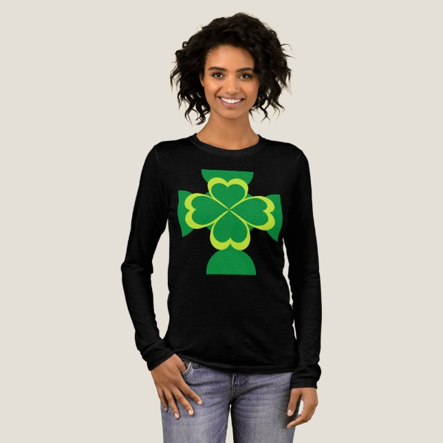T-shirt En Tri-matière Joyeuse Saint-Patrick! (Recto complet)
