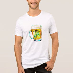 T-shirt En Tri-matière Joyeuse Saint-Patrick Bière Mug Trèfle Fierté Irla