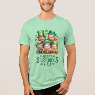 T-shirt En Tri-matière Joyeuse St. Patrick à vous tous Gnomes