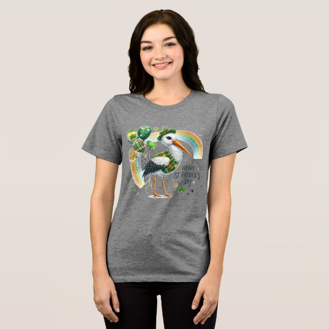 T-shirt En Tri-matière Joyeuse St. Patrick des Femmes (Recto plein)