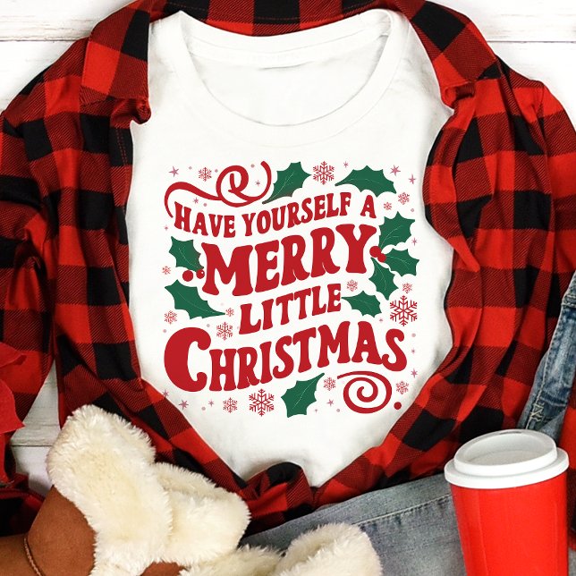 T-shirt En Tri-matière Joyeuses Fêtes de Noël (Créateur téléchargé)
