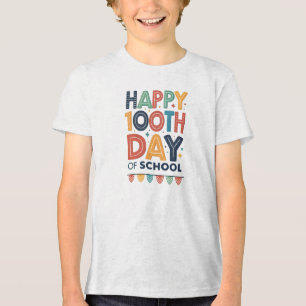 T-shirt En Tri-matière Joyeux 100e jour de l'école enseignant vie chemise