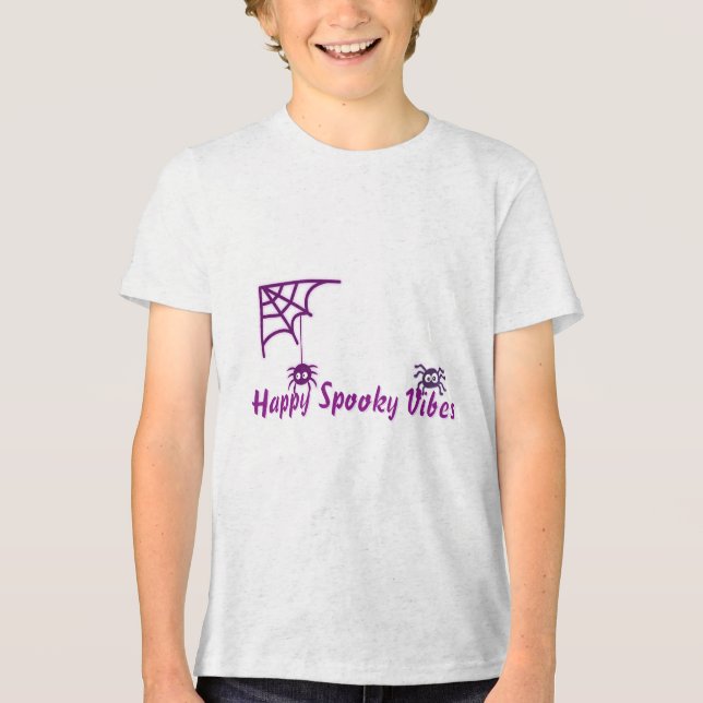 T-shirt En Tri-matière 🕸️ Joyeux araignée Éffrayante (Recto)