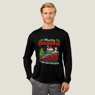 T-shirt En Tri-matière Joyeux Cruisemas Croisière Noël Famille Xmas