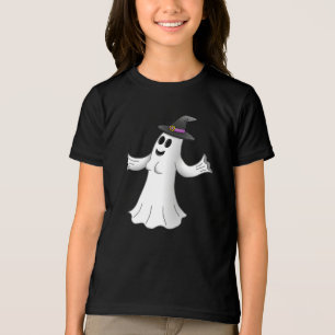 T-shirt En Tri-matière Joyeux fantôme de sorcière Halloween