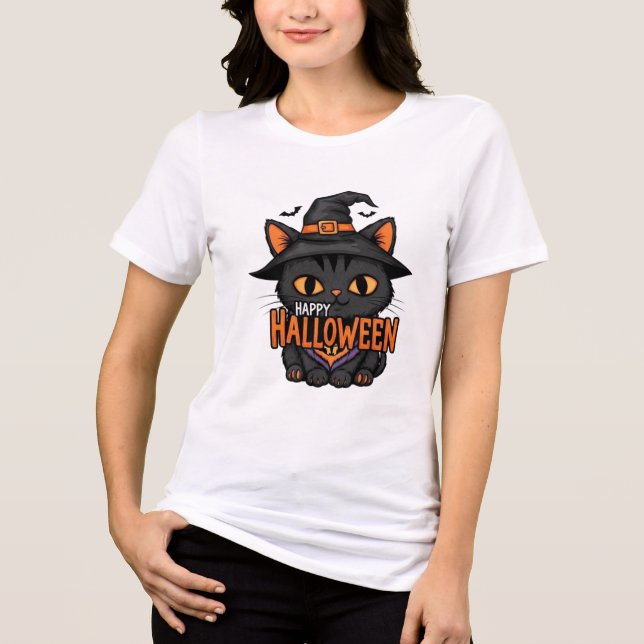 T-shirt En Tri-matière Joyeux Halloween (Recto)