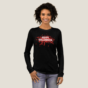 T-shirt En Tri-matière Joyeux Halloween Tache de Sang – Logo Personnalisé