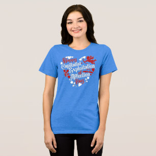 T-shirt En Tri-matière Joyeux jour de l'exploitation capitaliste de l'aff