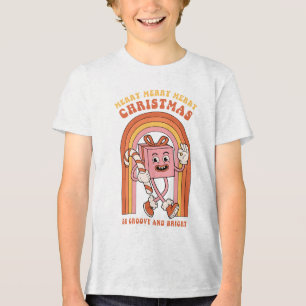 T-shirt En Tri-matière Joyeux Joyeux Noël - Soyez Super et lumineux