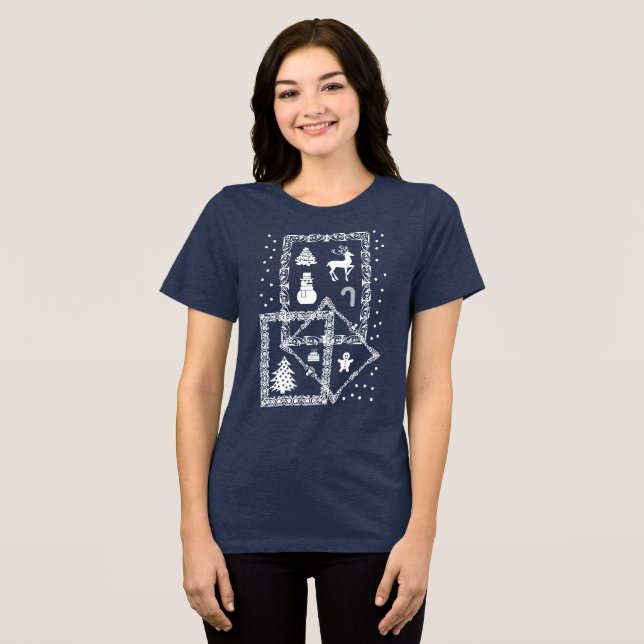 T-shirt En Tri-matière Joyeux Noël (Recto plein)