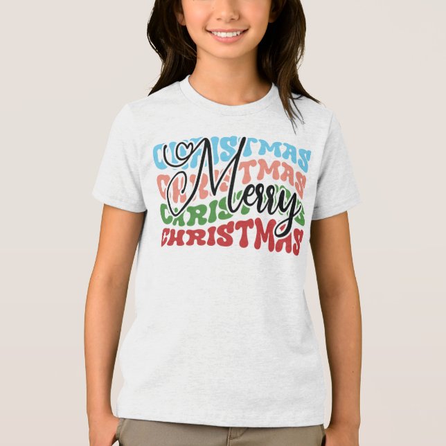 T-shirt En Tri-matière Joyeux Noël-79232 (Recto)