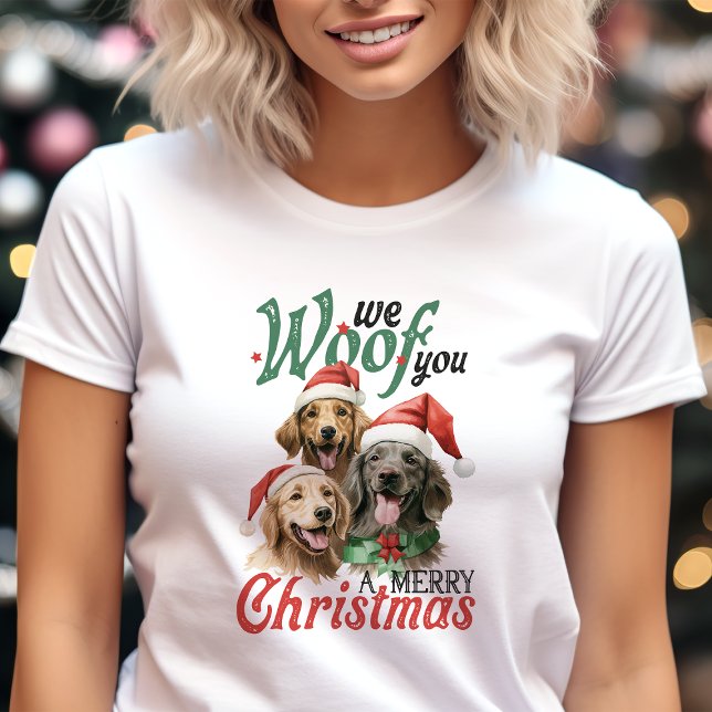 T-shirt En Tri-matière Joyeux Noël Canin (Créateur téléchargé)