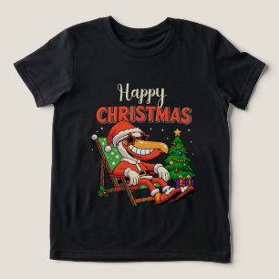T-shirt En Tri-matière joyeux Noël pélican