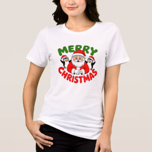 T-shirt En Tri-matière Joyeux Noël Père Noël