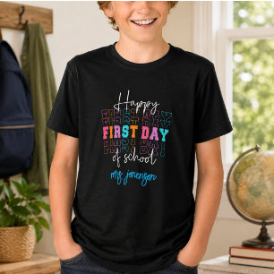 T-shirt En Tri-matière Joyeux premier jour d'école