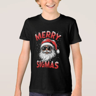 T-shirt En Tri-matière Joyeux Sigmas Drôle Gen Alpha Collège Noël