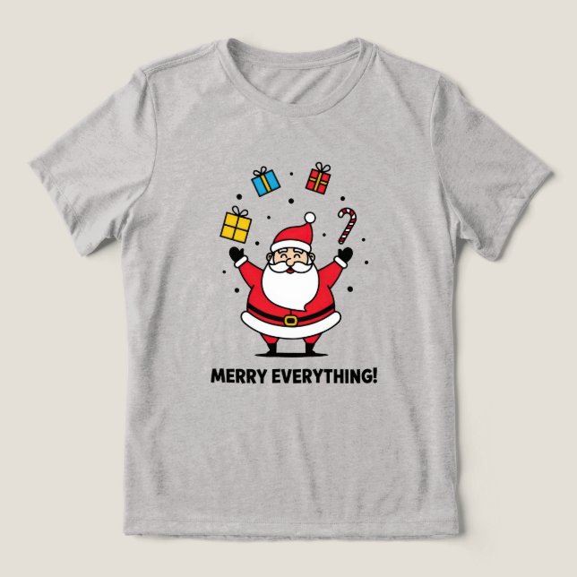 T-shirt En Tri-matière Joyeux tout (Design Recto)