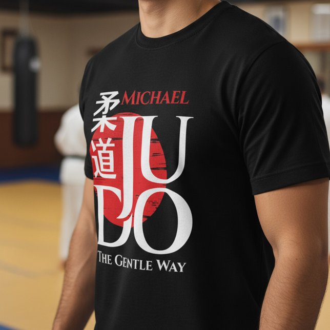 T-shirt En Tri-matière Judo -Kanji, Rising Sun (Créateur téléchargé)