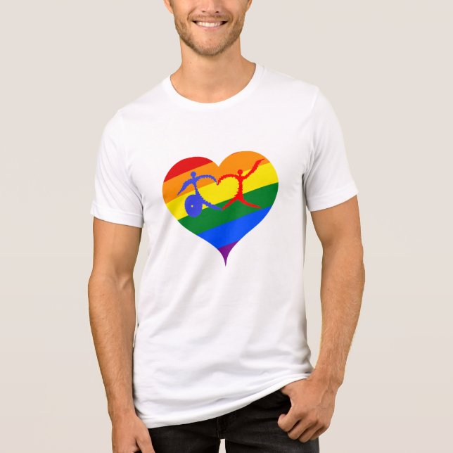 T-shirt En Tri-matière Juillet Mois de la Fierté d'invalidité (Recto)