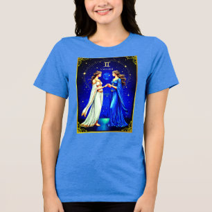 T-shirt En Tri-matière Jumeaux Gémeaux sous un ciel étoilé