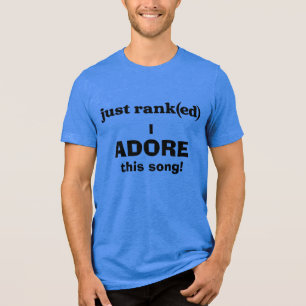 T-shirt En Tri-matière Just Ranked Tee ÉQUIPE BLEUE - Adore