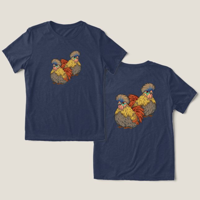T-shirt En Tri-matière Juste deux poussins (Design Recto & Verso)