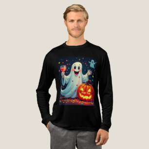 T-shirt En Tri-matière Juste ici pour les Boos - Drôle Halloween Ghost