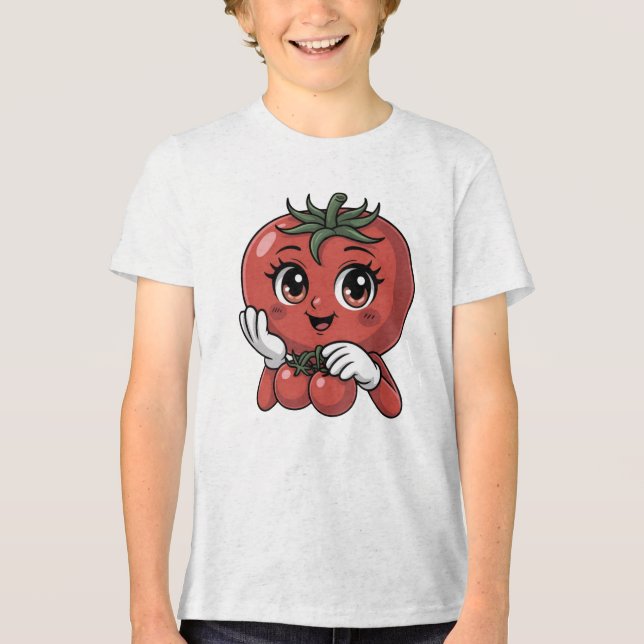 T-shirt En Tri-matière Juste Moi Tomate (Recto)