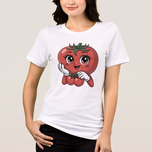 T-shirt En Tri-matière Juste Moi Tomate (Recto)