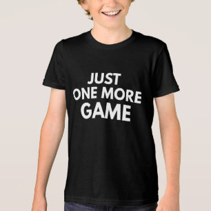 T-SHIRT EN TRI-MATIÈRE JUSTE UN AUTRE JEU TYPOGRAPHIE BLANCHE DRÔLE