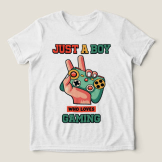 T-shirt En Tri-matière Juste un garçon qui aime jouer – Joli joueur