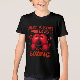T-shirt En Tri-matière juste un garçon qui aime la boxe