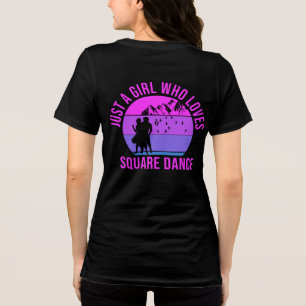 T-shirt En Tri-matière Juste une fille qui aime le cadeau de danse carrée